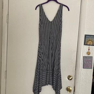 Black and white stripped Midi dress. Perfect for a day out